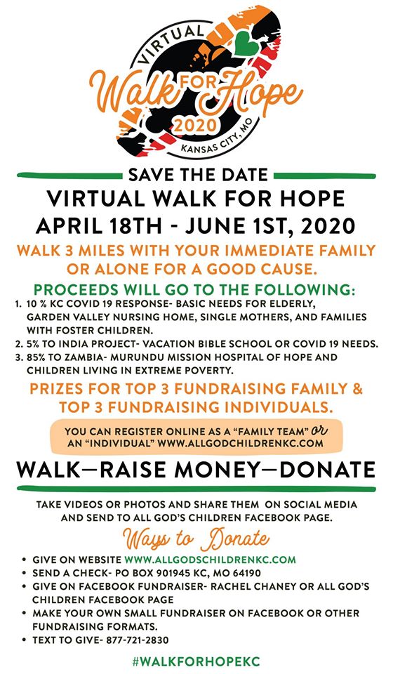 Virtual Walk for Hope